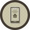 Smart Home Monitoring Anti Theft Security Icon