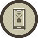 Smart Home Monitoring Anti Theft Security Icon