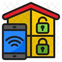 Smart-Home-Schloss  Symbol