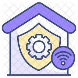 Smart-Home-Sicherheit  Symbol