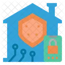 Smart-Home-Sicherheit  Symbol