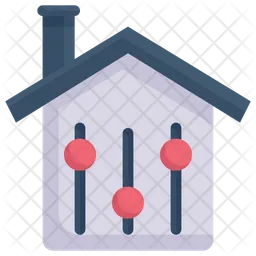 Smart-Home-Steuerungssystem  Symbol