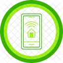 Smart Home Uberwachung Diebstahlschutz Sicherheit Icon