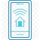 Smart Home Uberwachung Diebstahlschutz Sicherheit Icon