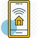 Smart-Home-Überwachung  Symbol