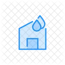 Smart Home Water Water Drop Home Icon