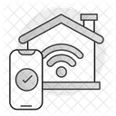 Smart Home Wi Fi Wi Fi Network Iot Connectivity Icon