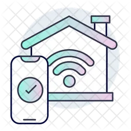 Smart home wi-fi  Icon