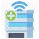 Smart Hospital Santaclaus Internet Icon
