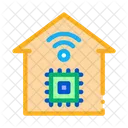 Smart House Chip Icon