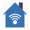 Smart House Home Wifi Internet Icon