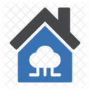 House Cloud Network Icon
