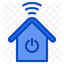 Smart House Wifi Iot Internet Icon