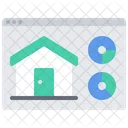 Smart House Graph Smart Home Statistics Smart Icon