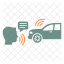 Smart Car Voice Assistant Icon