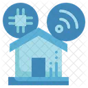 Smart Home Building Icon