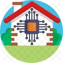 Smart Home Technology Home Icon