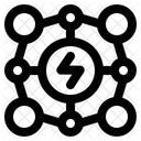 Smart Grid Energy Icon