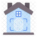 Smart Identification Security House Icon