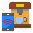 Intelligente Kaffeemaschine Intelligente Kaffeemaschine Maschine Symbol
