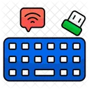 Smart Keyboard Input Device Computer Accessory Icon