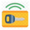 Smart Keycard Security Lock Icon