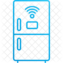 Intelligenter Kühlschrank  Symbol