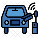 Smart License Plate Internet Of Things Iot Icon