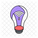 Intelligentes Licht Gluhbirne Licht Icon