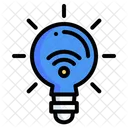 Smart Light Smart Lighting Smart Bulb Icon