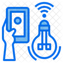 Light Bulb Smartphone Mobile Icon