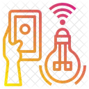 Light Bulb Smartphone Mobile Icon