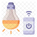 Smart Light Internet Of Things Smart Bulb Icon
