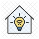 Smart Lighting Bulb Light Icon