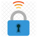 Lock Wifi Iot Internet Key Icon