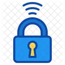 Lock Wifi Iot Internet Key Icon