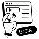 Business Login Privacy Icon