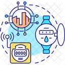 Smart Grid Meter Icon