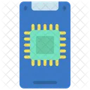Smart Microchip  Icon