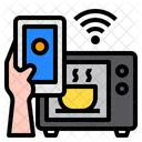 Microwave Cookling Smartphone Icon