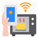 Microwave Cookling Smartphone Icon