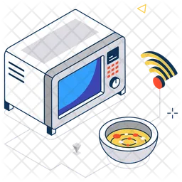 Smart Microwave  Icon