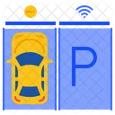 Intelligentes Parken Smart Auto Symbol