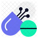 Smart Pill Technology Drug Icon