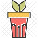 Smart Plant Agriculture Crop Icon
