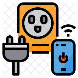 Double US smart plug with wifi vector concept icon 8044894 Vector Art at  Vecteezy