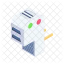 Smart Plug Wi Fi Energy Saving Icon