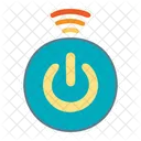 Button Switch On Off Iot Wifi Power Internet Things Icon