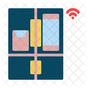 Smart Refrigerator House Security Icon