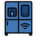 Smart Refrigerator Internet Of Things Iot Icon